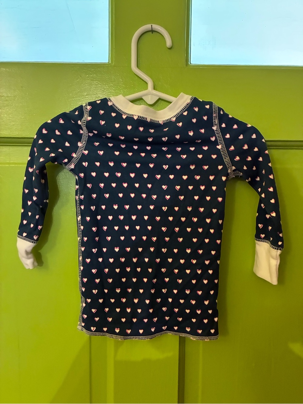 Roller Rabbit baby navy heart 2 piece PJ’s - Picture 2 of 6